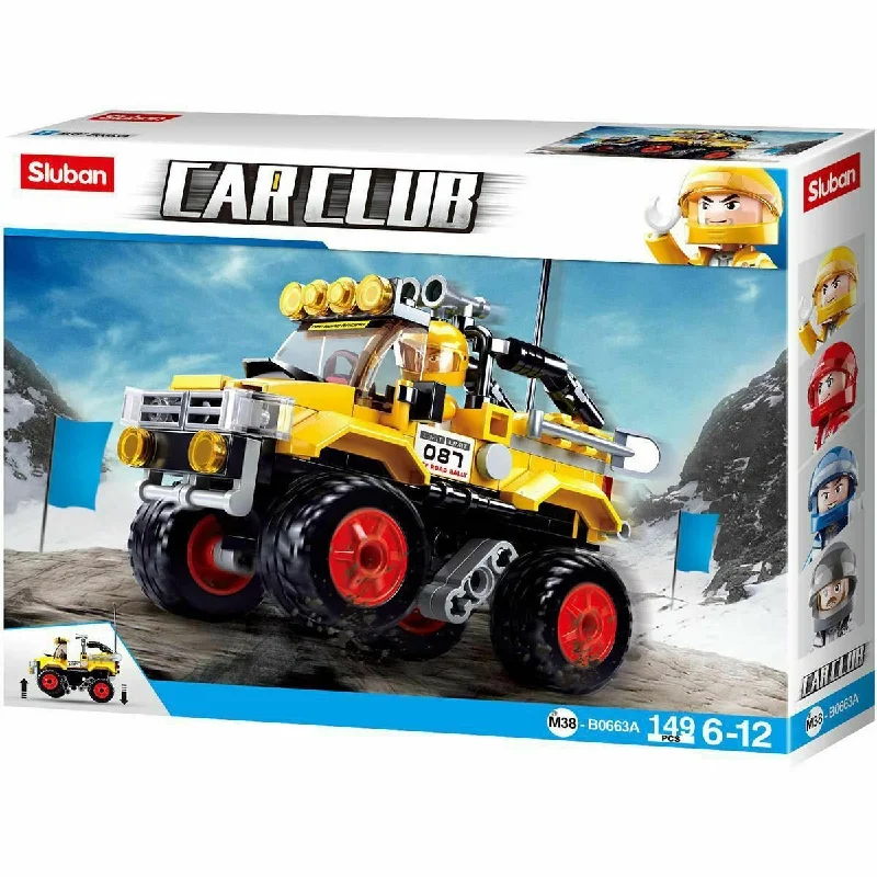 Large - Scale Solid Wood Building Blocks for Outdoor Play and Garden StructuresSluban - Carclub Building Blocks Yellow Large - Scale Solid Wood Building Blocks for Outdoor Play and Garden StructuresSluban - Carclub Building Blocks Yellow