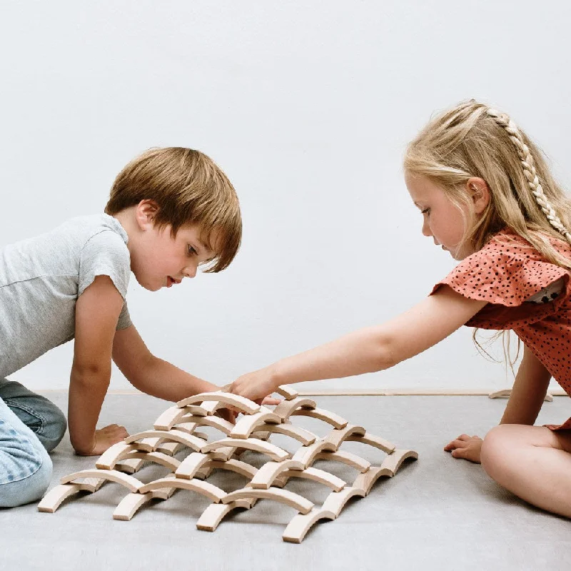 Natural - Finish Large - Sized Wooden Building Blocks for Toddlers' Creative PlayABEL blocks mini 66 Natural - Finish Large - Sized Wooden Building Blocks for Toddlers' Creative PlayABEL blocks mini 66