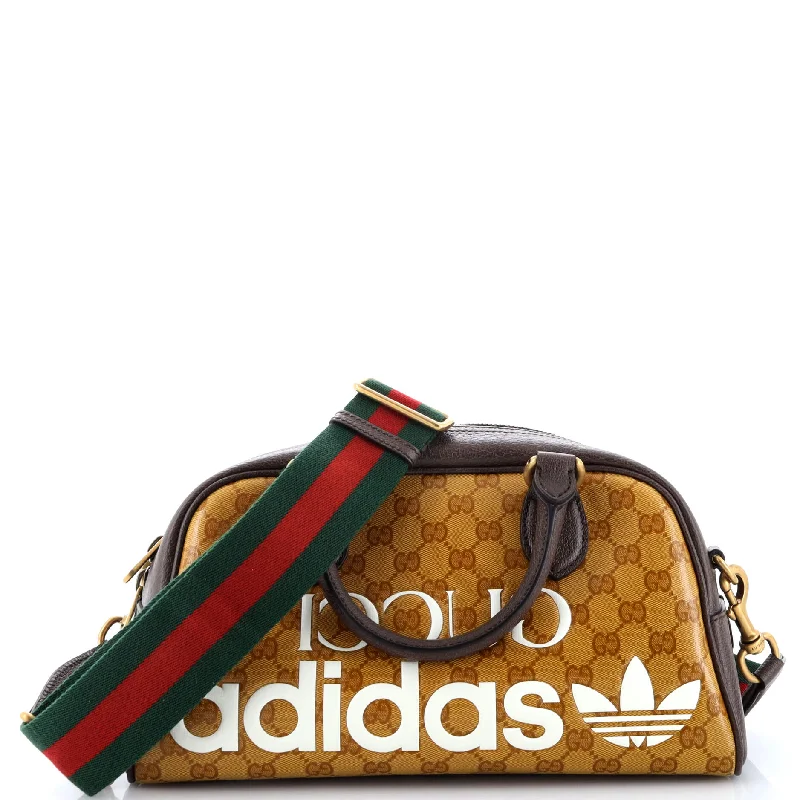 Collapsible Duffel Bag in Multicolor Patterns for Easy Storage at Home or in Small Spacesx adidas Duffle Bag GG Coated Canvas Mini