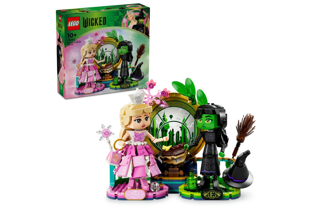 High - Quality Solid Wooden Building Blocks with Magnetic Inserts for Added StabilityLEGO Wicked Elphaba & Glinda Figures 75682 High - Quality Solid Wooden Building Blocks with Magnetic Inserts for Added StabilityLEGO Wicked Elphaba & Glinda Figures 75682