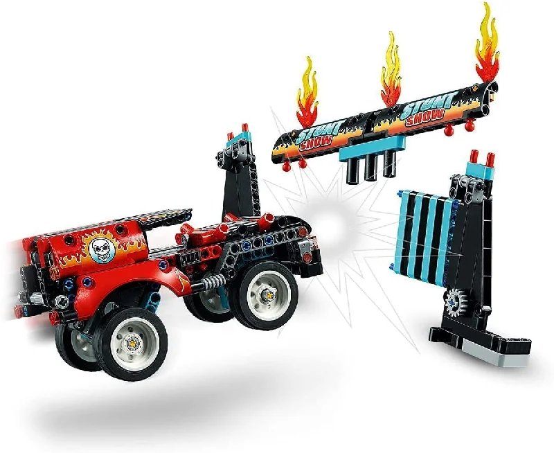 Natural Wood - Grain Colored Building Blocks for a Rustic - Looked Play SetLEGO Technic - 42106 Stunt Show Truck & Bike Natural Wood - Grain Colored Building Blocks for a Rustic - Looked Play SetLEGO Technic - 42106 Stunt Show Truck & Bike