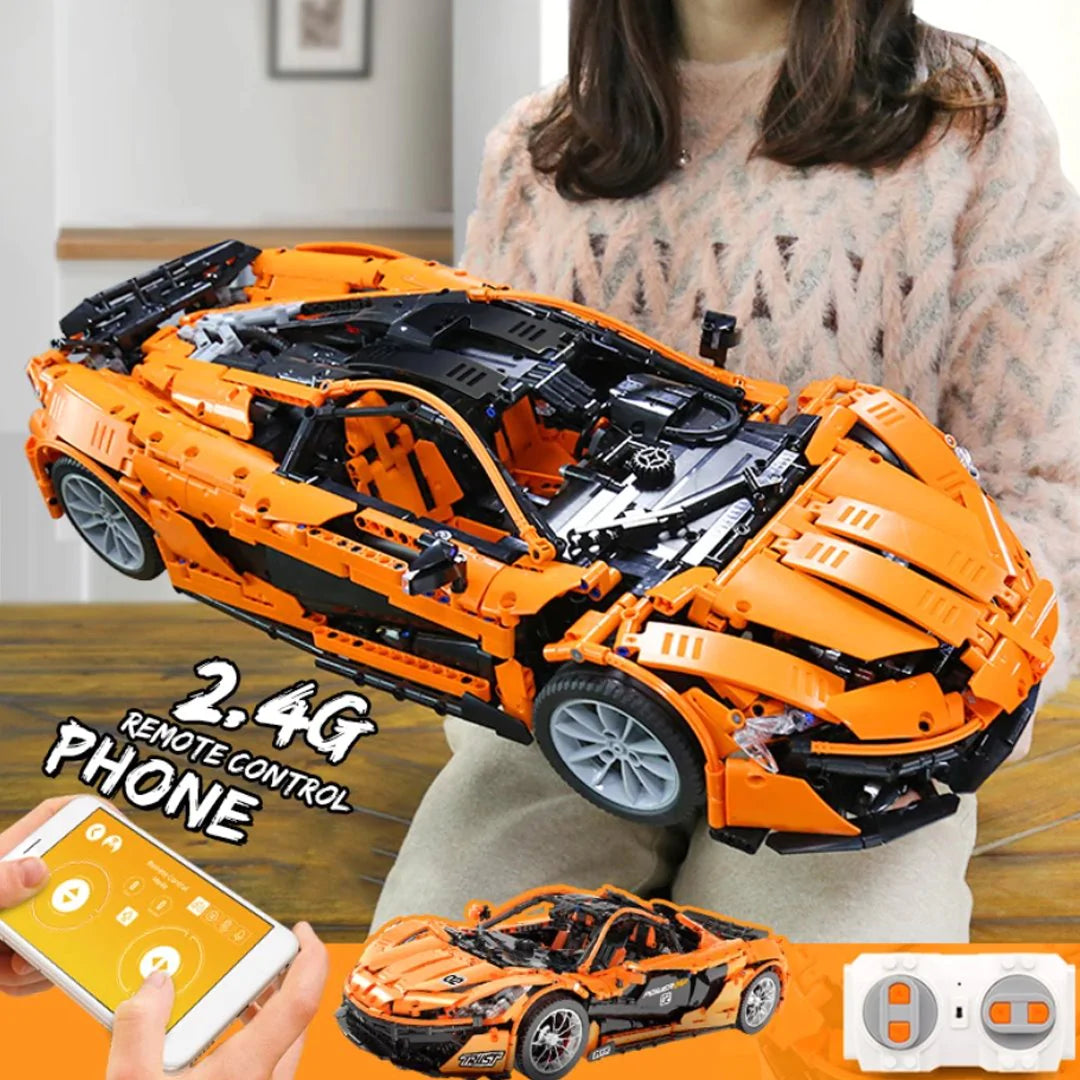 Sustainable Solid Wood Building Blocks with a Musical Instrument DesignPhoenix P1 Edition Supercar Building Set Sustainable Solid Wood Building Blocks with a Musical Instrument DesignPhoenix P1 Edition Supercar Building Set