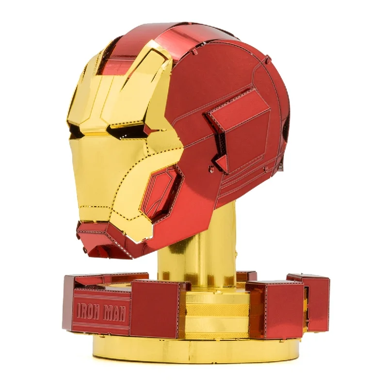 Hand - Made Wooden Building Blocks with a Transportation - Themed Collection3D Metal Model Kit Marvel Avengers Iron Man Helmet Hand - Made Wooden Building Blocks with a Transportation - Themed Collection3D Metal Model Kit Marvel Avengers Iron Man Helmet