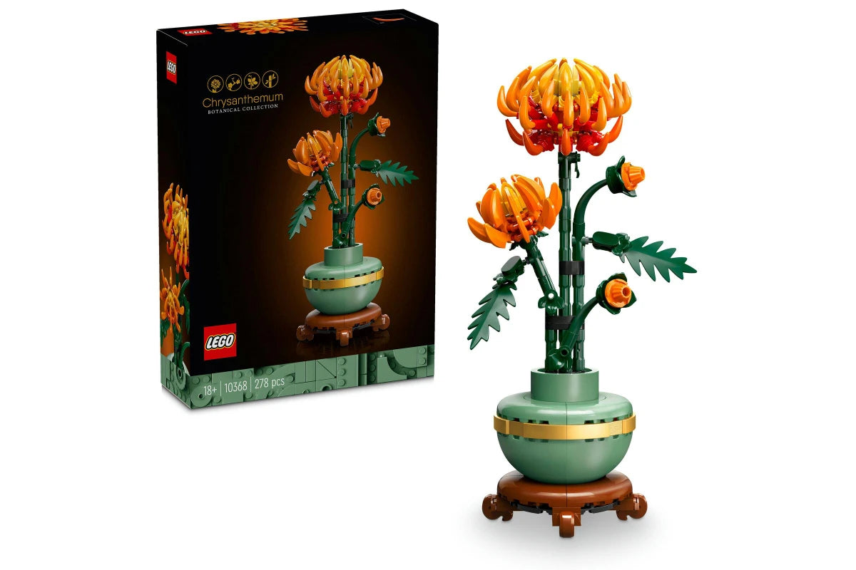 Hand - Made Wooden Building Blocks with a Transportation - Themed CollectionLEGO Botanicals Chrysanthemum 10368 Hand - Made Wooden Building Blocks with a Transportation - Themed CollectionLEGO Botanicals Chrysanthemum 10368