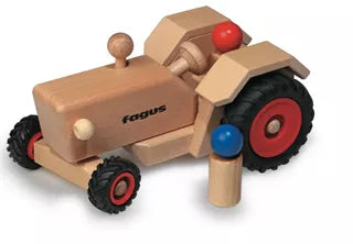 Vintage - Inspired Stapelstein Toy Tin Wind - Up Toys for CollectorsFagus houten tractor F10.21 Vintage - Inspired Stapelstein Toy Tin Wind - Up Toys for CollectorsFagus houten tractor F10.21