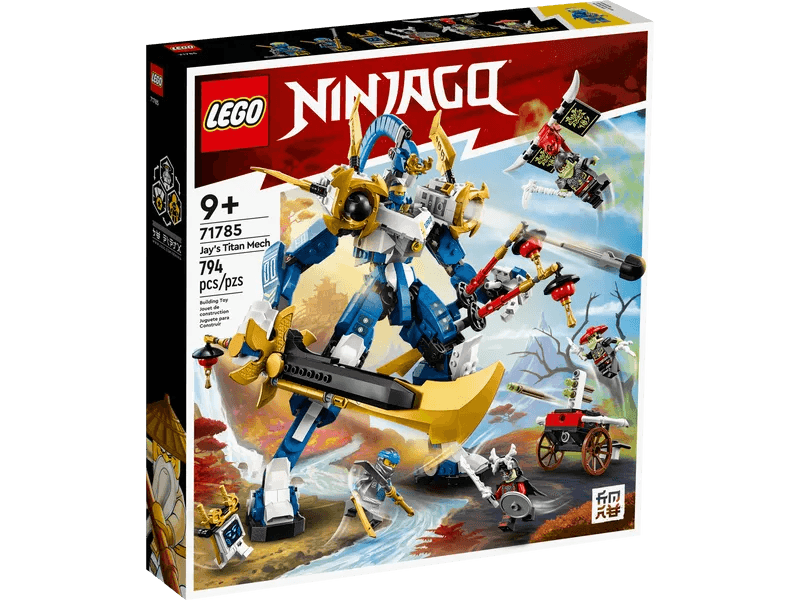 Large - Scale Solid Wood Building Blocks for Outdoor Play and Garden StructuresLEGO NINJAGO 71785 Jay's Titan Mech Large - Scale Solid Wood Building Blocks for Outdoor Play and Garden StructuresLEGO NINJAGO 71785 Jay's Titan Mech