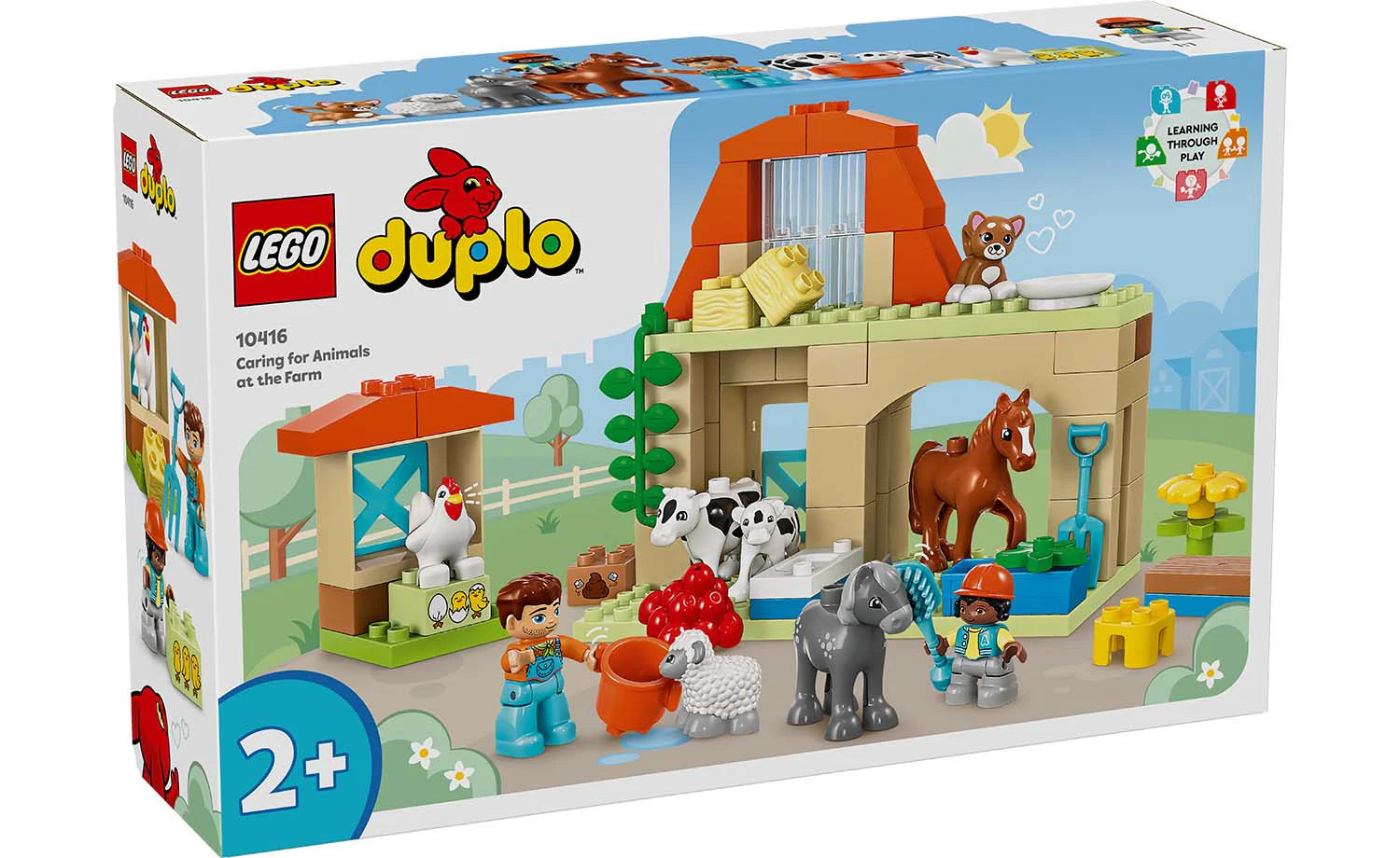 Hand - Painted Wooden Building Blocks in a Farmyard Animal DesignCaring for Animals at the Farm Hand - Painted Wooden Building Blocks in a Farmyard Animal DesignCaring for Animals at the Farm