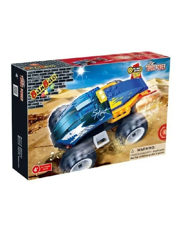 Solid Wood Building Blocks with Removable Parts for Customizable CreationsShark Pull Back Racer - 8602 Solid Wood Building Blocks with Removable Parts for Customizable CreationsShark Pull Back Racer - 8602