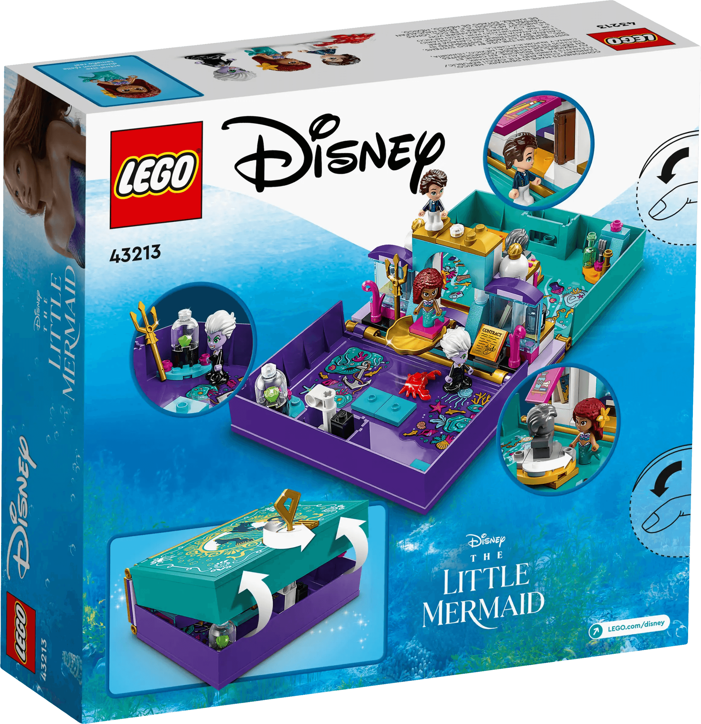 Large - Scale Solid Wood Building Blocks for Outdoor Play and Garden StructuresLEGO DISNEY 43213 Disney The Little Mermaid StoryBook Large - Scale Solid Wood Building Blocks for Outdoor Play and Garden StructuresLEGO DISNEY 43213 Disney The Little Mermaid StoryBook