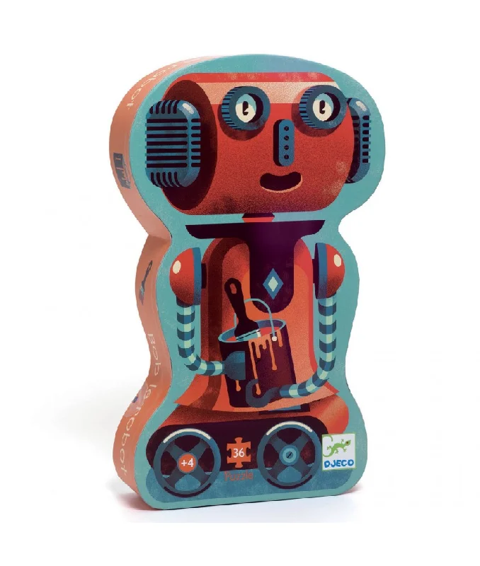 Soft and Cuddly Stapelstein Toy Plush Dolls for Baby GirlsDjeco puzzel Bob de robot