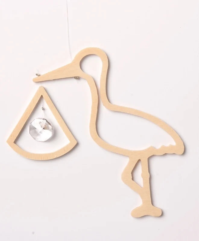 Multilingual Stapelstein Toy Language Learning Sets for ToddlersDe Noest kristalhanger ooievaar Multilingual Stapelstein Toy Language Learning Sets for ToddlersDe Noest kristalhanger ooievaar