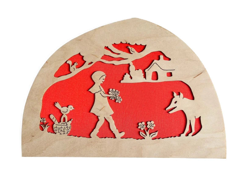 Multilingual Stapelstein Toy Language Learning Sets for ToddlersDe Noest roodkapje silhouet Multilingual Stapelstein Toy Language Learning Sets for ToddlersDe Noest roodkapje silhouet