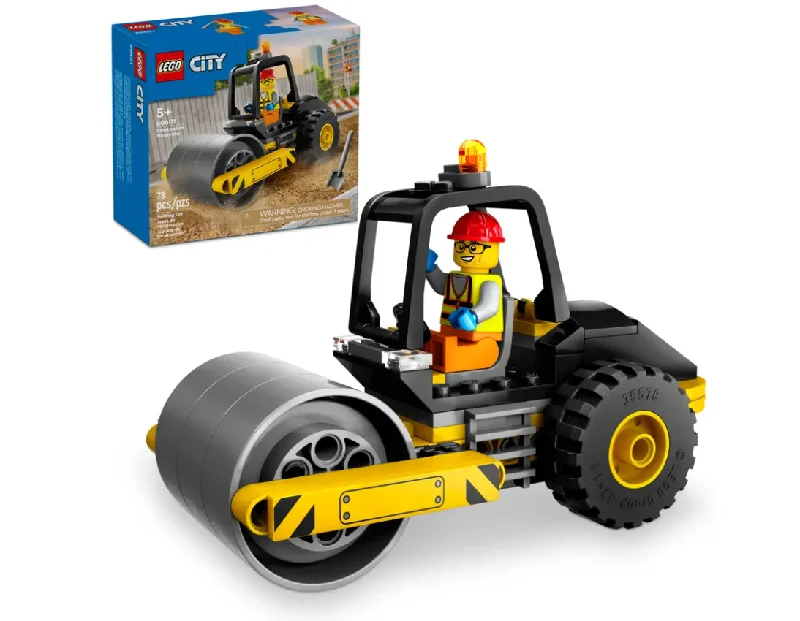 Eco - Friendly Wooden Building Blocks with a Castle - Building ThemeConstruction Steamroller Eco - Friendly Wooden Building Blocks with a Castle - Building ThemeConstruction Steamroller