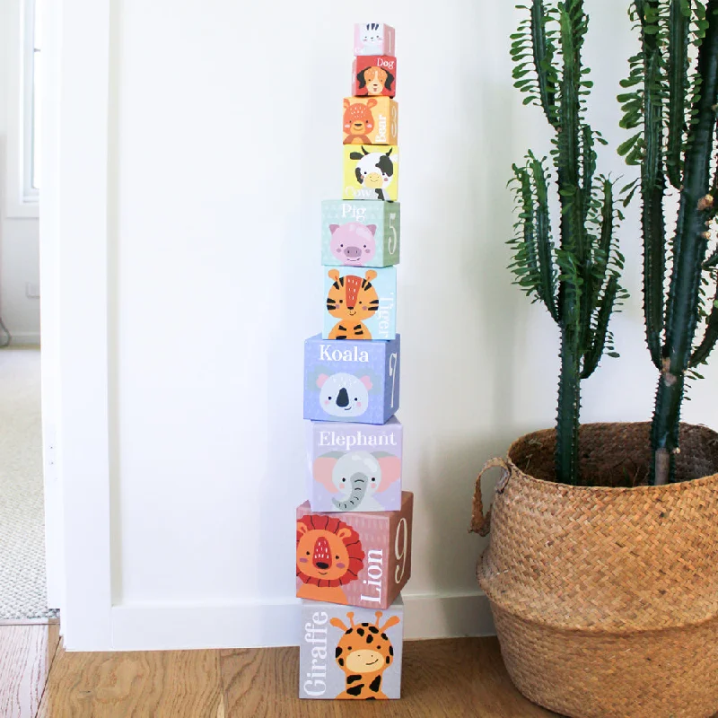 Eco - Friendly Solid Wood Building Blocks with Smooth Edges for Safe ConstructionStacking and Nesting Blocks Eco - Friendly Solid Wood Building Blocks with Smooth Edges for Safe ConstructionStacking and Nesting Blocks