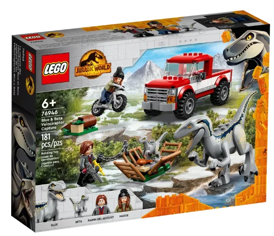 Natural Finish Wooden Building Blocks with a Carry - Case for Easy StorageLEGO Blue & Beta Velociraptor Capture Natural Finish Wooden Building Blocks with a Carry - Case for Easy StorageLEGO Blue & Beta Velociraptor Capture
