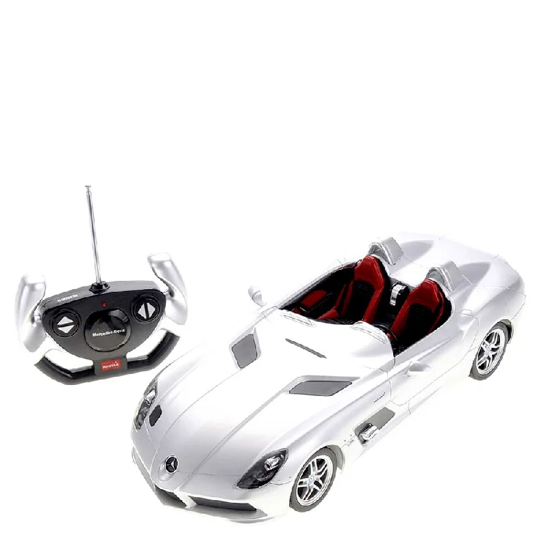 Remote - Controlled High - Speed Off - Road Buggy with All - Terrain Tires and Suspension1:12 RC Mercedes-Benz SLR McLaren Z199 | Silver