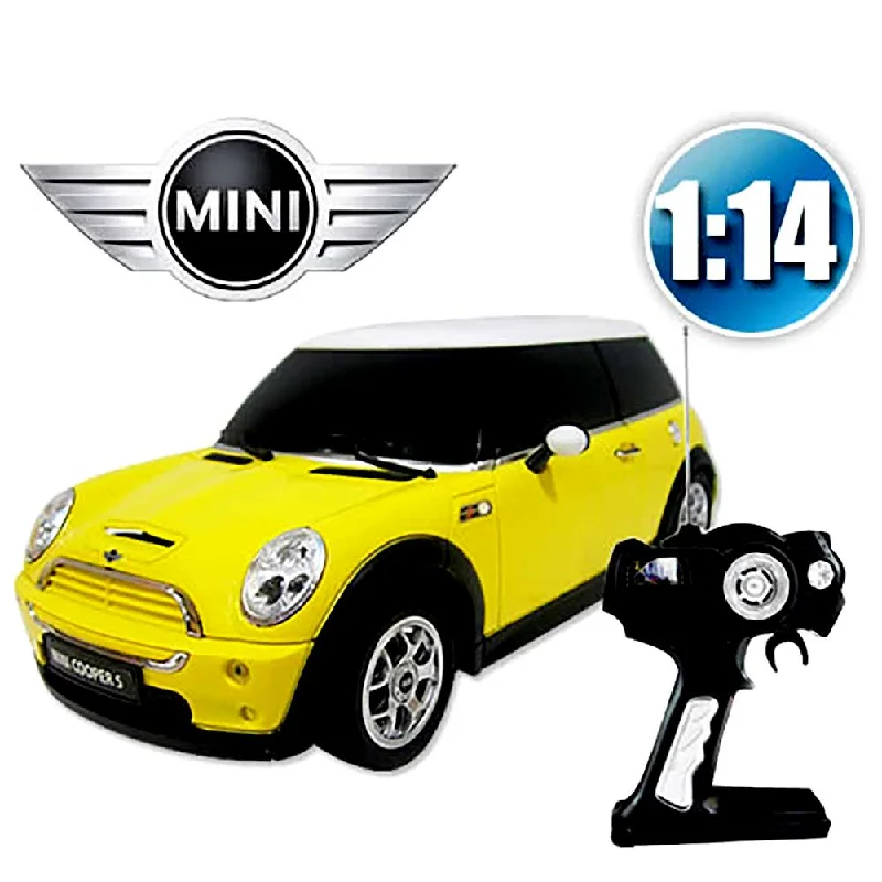 Kids' Plastic Pedal - Powered Tricycle with a Storage Basket and Safety Features1:14 RC Mini Cooper S | Yellow Kids' Plastic Pedal - Powered Tricycle with a Storage Basket and Safety Features1:14 RC Mini Cooper S | Yellow
