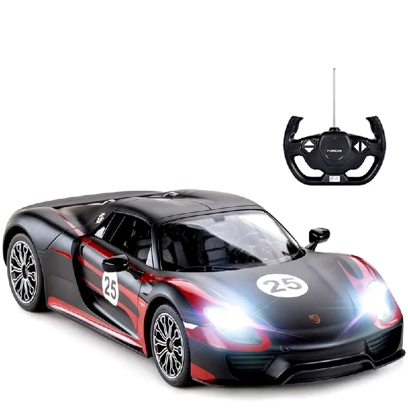 Kids' Plastic Pedal - Powered Tricycle with a Storage Basket and Safety Features1:14 RC Porsche 918 Spyder | Black Kids' Plastic Pedal - Powered Tricycle with a Storage Basket and Safety Features1:14 RC Porsche 918 Spyder | Black