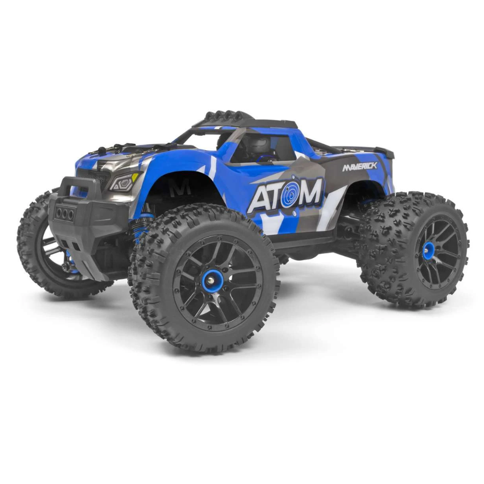HO - Scale Model Railway Set with a Mountain - Themed Landscape and Tunnel1/18 Atom 4WD Electric Truck - Blue HO - Scale Model Railway Set with a Mountain - Themed Landscape and Tunnel1/18 Atom 4WD Electric Truck - Blue