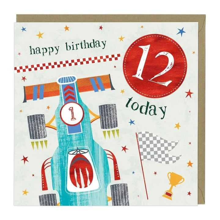 HO - Scale Model Railway Set with a Mountain - Themed Landscape and TunnelWhistlefish 12th Birthday Card - Racing Car HO - Scale Model Railway Set with a Mountain - Themed Landscape and TunnelWhistlefish 12th Birthday Card - Racing Car