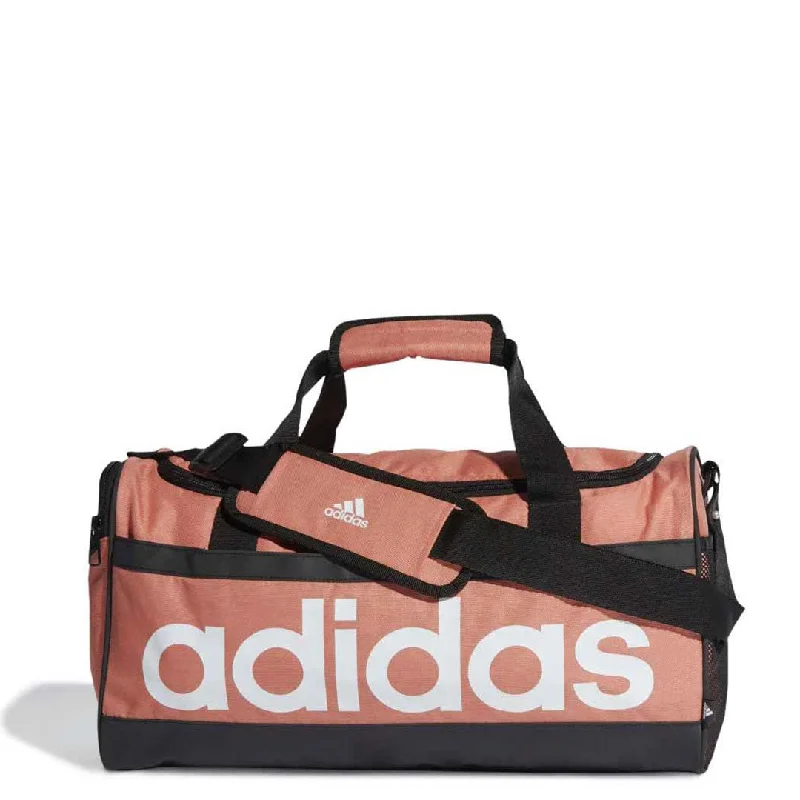 Waterproof Duffel Bag with Reflective Stripes in Yellow for Nighttime Hikingadidas - Small Linear Duffel Bag (IL5761)