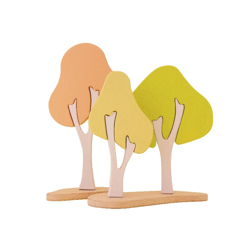 Sustainable Wood Marble Run Set with Multiple Tracks and Marble StorageAutumn Gum Trees Sustainable Wood Marble Run Set with Multiple Tracks and Marble StorageAutumn Gum Trees