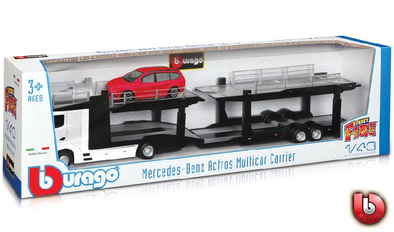 Kids' Plastic Pedal - Powered Tricycle with a Storage Basket and Safety FeaturesBburago 1:43 Str Fire Mercedes-Benz Actros Multicar Carrier Pack of 1 - Assorted Colors Kids' Plastic Pedal - Powered Tricycle with a Storage Basket and Safety FeaturesBburago 1:43 Str Fire Mercedes-Benz Actros Multicar Carrier Pack of 1 - Assorted Colors