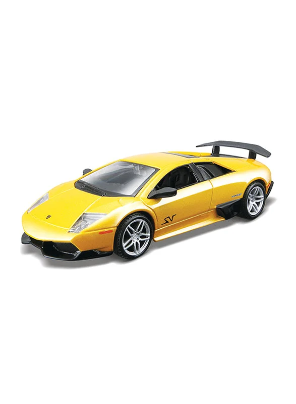 N - Scale Model Train Layout with a City - Themed Background and Animated FiguresBburago 1:32 Plus Lamborghini Murcielago Lp670-4 Sv Car - Yellow N - Scale Model Train Layout with a City - Themed Background and Animated FiguresBburago 1:32 Plus Lamborghini Murcielago Lp670-4 Sv Car - Yellow