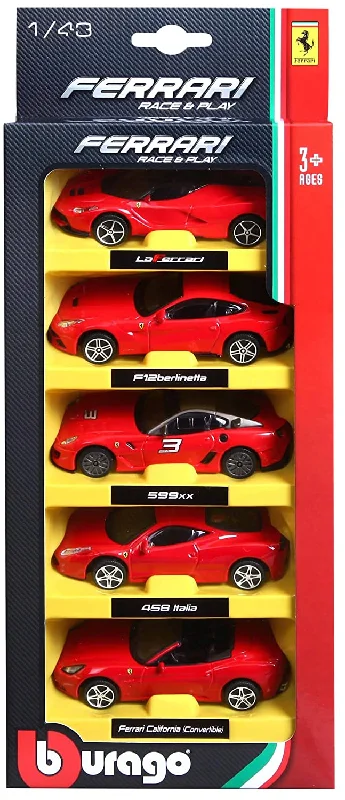 HO - Scale Model Railway Set with a Mountain - Themed Landscape and TunnelBburago Ferrari R&P 2.75' Evolution Car - Pack of 5 HO - Scale Model Railway Set with a Mountain - Themed Landscape and TunnelBburago Ferrari R&P 2.75' Evolution Car - Pack of 5