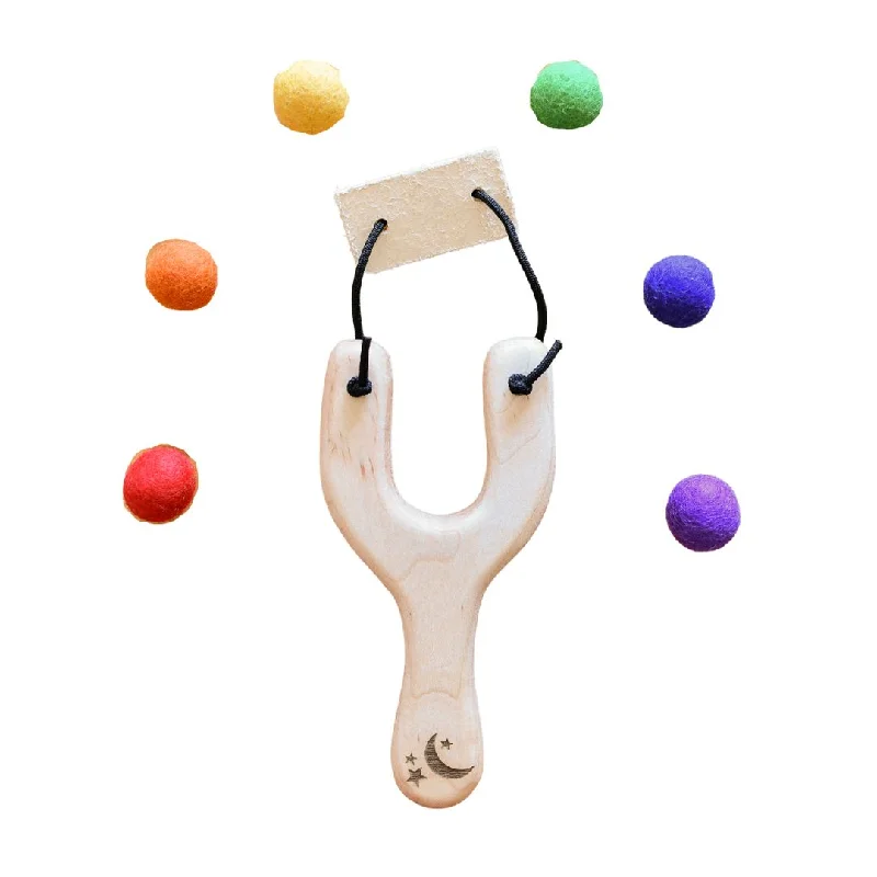 Natural Finish Wooden Pull - Along Wagon for Outdoor Toy Transport and PlayWooden Slingshot Natural Finish Wooden Pull - Along Wagon for Outdoor Toy Transport and PlayWooden Slingshot