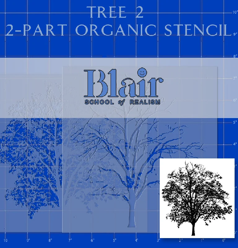 Hand - Made Wooden Painting Apron Hooks for a Rustic Studio LookBlair Stencil - Summer Tree Hand - Made Wooden Painting Apron Hooks for a Rustic Studio LookBlair Stencil - Summer Tree