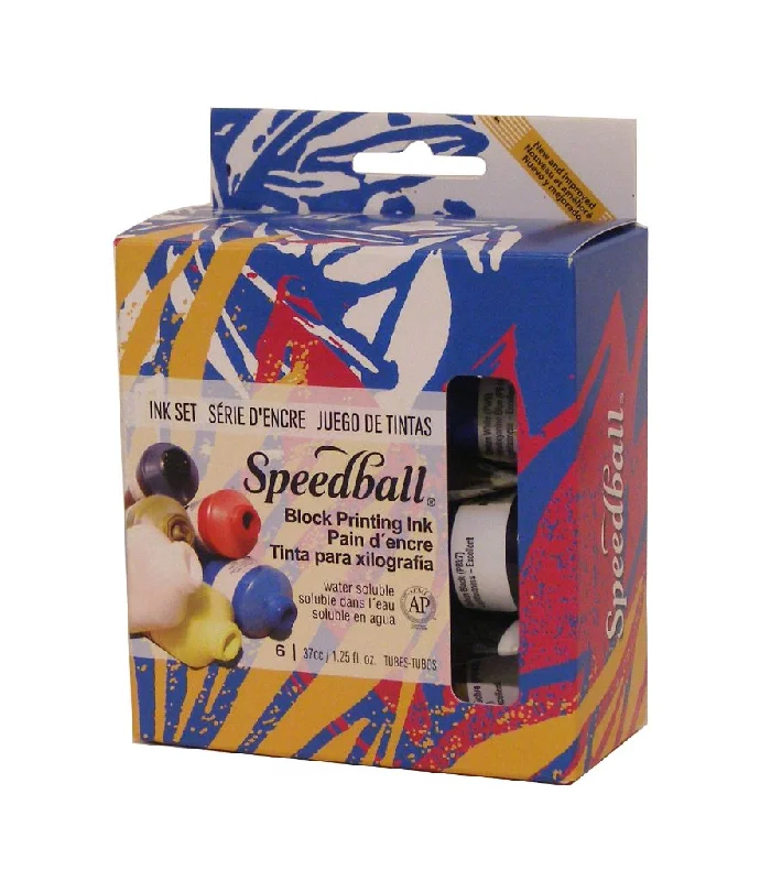 Solid Wood Canvas Stretchers for DIY Canvas Preparation in PaintingBlock Printing Ink Set/6 37ml Solid Wood Canvas Stretchers for DIY Canvas Preparation in PaintingBlock Printing Ink Set/6 37ml