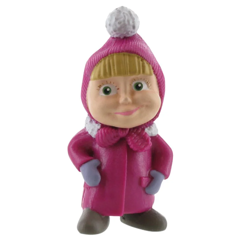 Sonic the Hedgehog Action Figure with Super - Speed Base and Ring CollectiblesComansi Masha Winter Figurine - 9 cm Sonic the Hedgehog Action Figure with Super - Speed Base and Ring CollectiblesComansi Masha Winter Figurine - 9 cm