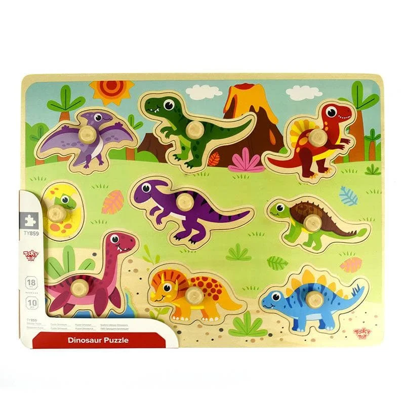 Traditional Wooden Domino Set with Engraved Numbers for Family Game NightsDinosaur Peg Puzzle Traditional Wooden Domino Set with Engraved Numbers for Family Game NightsDinosaur Peg Puzzle