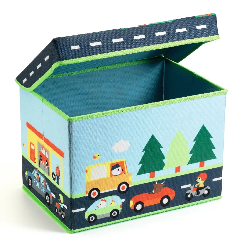 Battery - Powered Miniature Train for Indoor Home Layouts with Sound EffectsDjeco Seat Toy Box - Circuit Battery - Powered Miniature Train for Indoor Home Layouts with Sound EffectsDjeco Seat Toy Box - Circuit