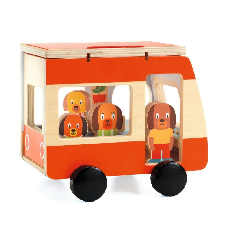 Die - Cast Model of a Military Jeep with Camouflage Paint and Weapon AccessoriesDjeco Wooden Toy, Minicombi - Wooden Toy Camper Van for 18mths + Die - Cast Model of a Military Jeep with Camouflage Paint and Weapon AccessoriesDjeco Wooden Toy, Minicombi - Wooden Toy Camper Van for 18mths +