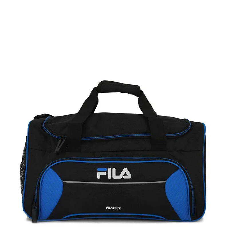 Duffel Bag with a Convenient Zippered Front Pocket in Red for Quick Access to EssentialsFILA - Orson Sport Duffel Bag (FL-SD-12619-BKBL)