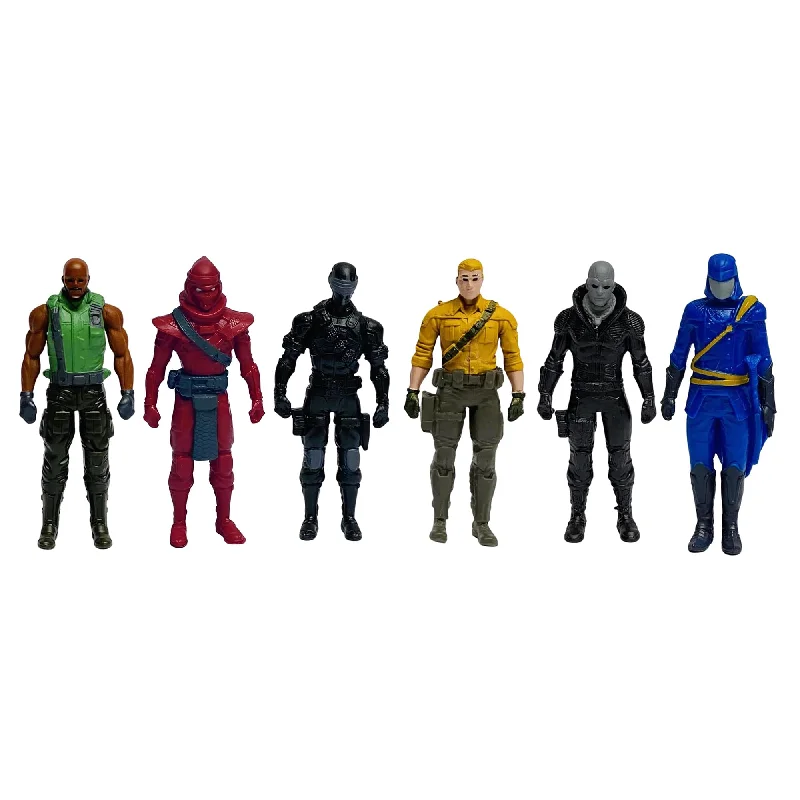 Pokémon Pikachu Action Figure with Electric - Charge LED and Poké BallGI Joe 2.5 Inch Vinyl Figure Set of 6 Pokémon Pikachu Action Figure with Electric - Charge LED and Poké BallGI Joe 2.5 Inch Vinyl Figure Set of 6
