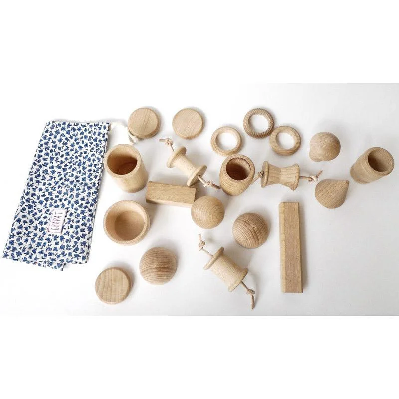 Handmade Wooden ABC Puzzle with Raised Letters for Tactile Learning ExperienceGrapat natural wood treasure basket with 20 elements Handmade Wooden ABC Puzzle with Raised Letters for Tactile Learning ExperienceGrapat natural wood treasure basket with 20 elements