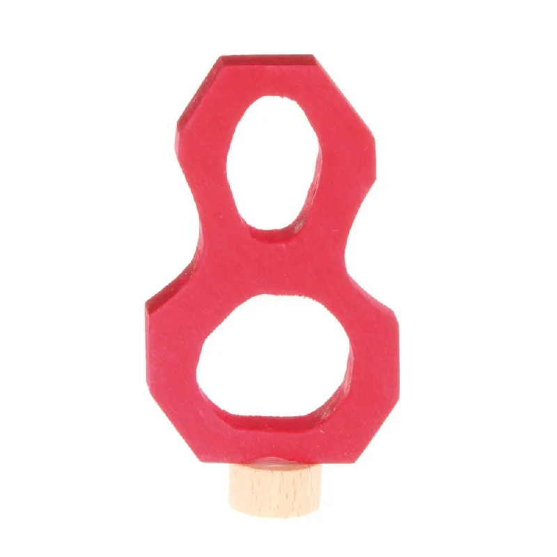 Handmade Wooden ABC Puzzle with Raised Letters for Tactile Learning ExperienceGrimm's birthday ring deco number 8 Handmade Wooden ABC Puzzle with Raised Letters for Tactile Learning ExperienceGrimm's birthday ring deco number 8