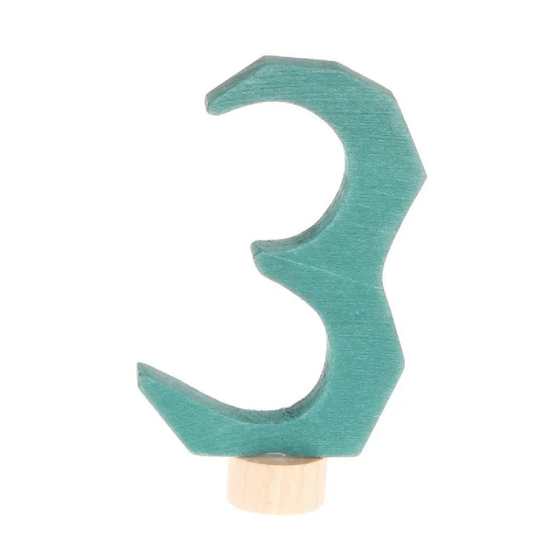Eco - Friendly Wooden Building Blocks Set with Magnetic Connectors for Creative ConstructionGrimm's birthday ring deco number 3 Eco - Friendly Wooden Building Blocks Set with Magnetic Connectors for Creative ConstructionGrimm's birthday ring deco number 3
