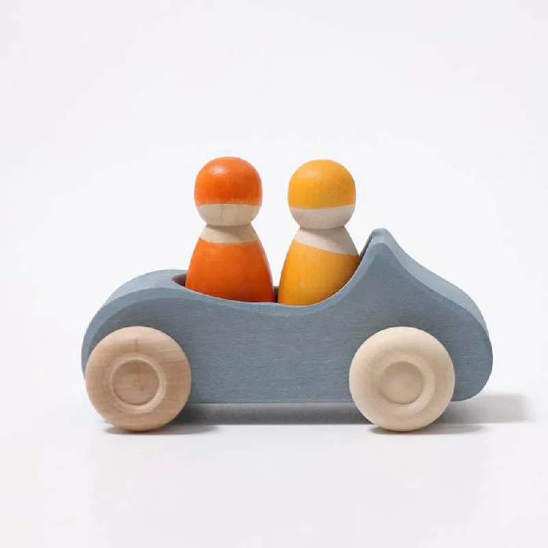 Heirloom - Quality Wooden Dollhouse with Multiple Floors and Furniture AccessoriesGrimm's convertible car - blue Heirloom - Quality Wooden Dollhouse with Multiple Floors and Furniture AccessoriesGrimm's convertible car - blue