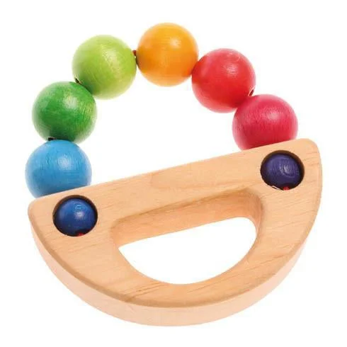 Wooden Toy Truck with Detachable Trailer for Imaginative Play and Cargo TransportGrimm's rainbow boat grasper Wooden Toy Truck with Detachable Trailer for Imaginative Play and Cargo TransportGrimm's rainbow boat grasper