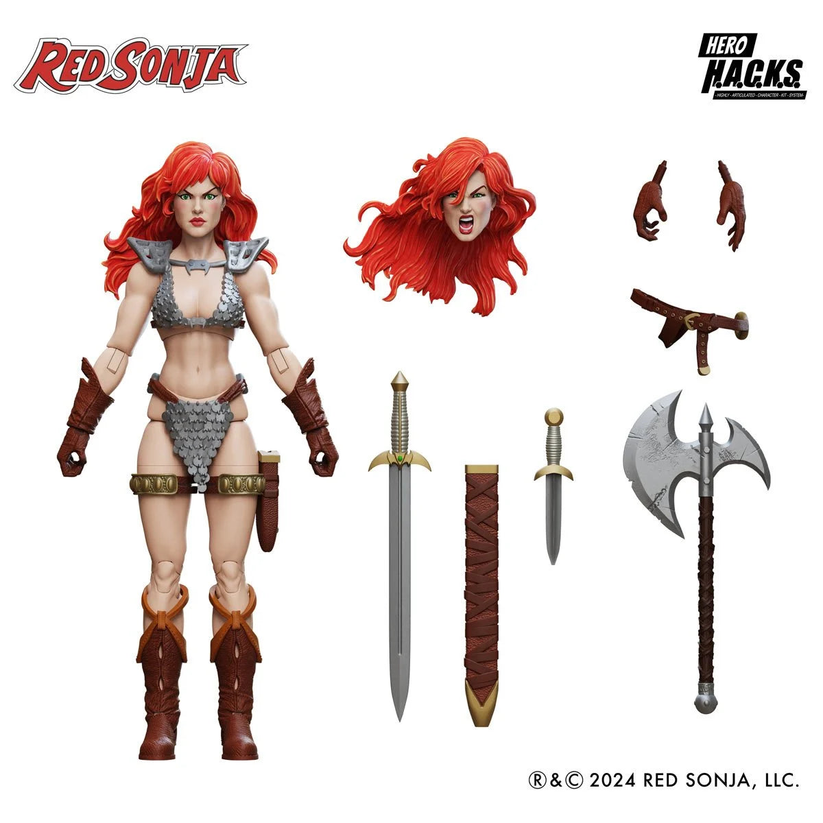 Hello Kitty Action Figure with Bow - Adorned Outfit and Miniature Sanrio ItemsHero H.A.C.K.S. Red Sonja 1:18 Scale Action Figure - Boss Fight Studio Hello Kitty Action Figure with Bow - Adorned Outfit and Miniature Sanrio ItemsHero H.A.C.K.S. Red Sonja 1:18 Scale Action Figure - Boss Fight Studio