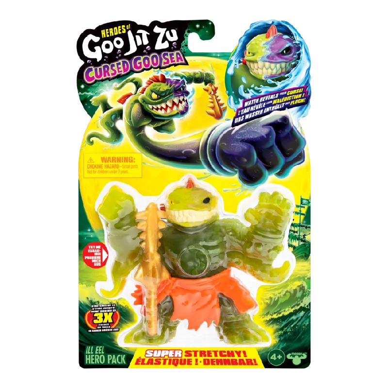 Sonic the Hedgehog Action Figure with Super - Speed Base and Ring CollectiblesHeroes Of Goo Jit Zu Cursed Goo Sea S10 Hero Pack - Ill Eel Sonic the Hedgehog Action Figure with Super - Speed Base and Ring CollectiblesHeroes Of Goo Jit Zu Cursed Goo Sea S10 Hero Pack - Ill Eel