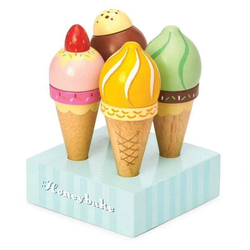 Sustainable Solid Wood Puzzle Set with 50 Pieces for Family Bonding and Brain TrainingHoneybake Ice Cream Set Sustainable Solid Wood Puzzle Set with 50 Pieces for Family Bonding and Brain TrainingHoneybake Ice Cream Set