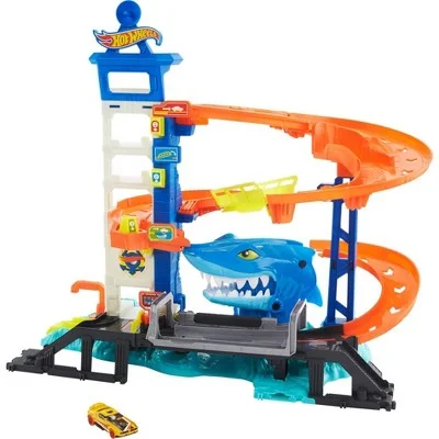 Teenage Mutant Ninja Turtles Leonardo Action Figure with Katana Swords and Shell BackpackHot Wheels Attacking Shark Escape Trackset Teenage Mutant Ninja Turtles Leonardo Action Figure with Katana Swords and Shell BackpackHot Wheels Attacking Shark Escape Trackset