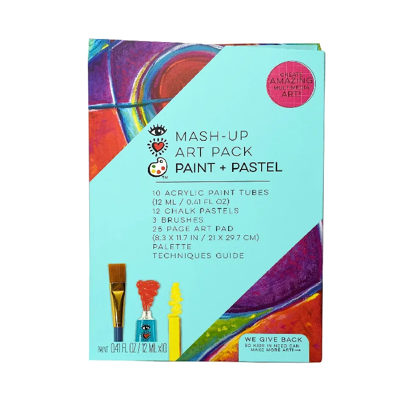 Sustainable Wooden Palette with Deep Wells for Mixing Acrylic PaintsiHeart Art Mash Up Art Pack Paint & Pastel Sustainable Wooden Palette with Deep Wells for Mixing Acrylic PaintsiHeart Art Mash Up Art Pack Paint & Pastel