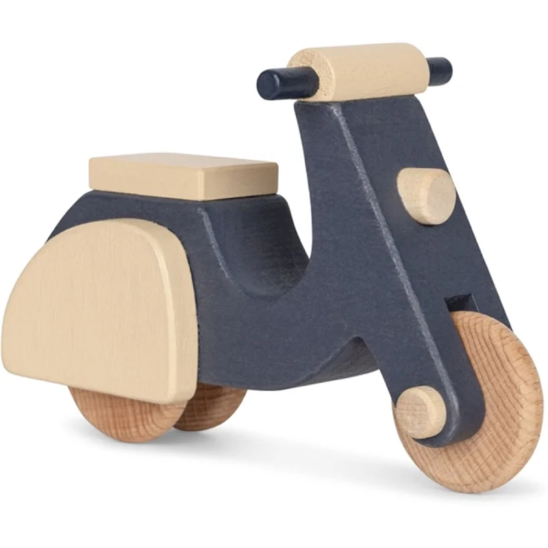 Collectible Train Set with a Steam Locomotive, Passenger Cars, and Track AccessoriesKonges Sløjd Blue Wooden Scooter Collectible Train Set with a Steam Locomotive, Passenger Cars, and Track AccessoriesKonges Sløjd Blue Wooden Scooter