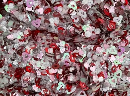Natural Wood Bead - Stringing Boards for Jewelry - Making HandicraftsLCH Glitter 25gm Chunky Valentines Mix Natural Wood Bead - Stringing Boards for Jewelry - Making HandicraftsLCH Glitter 25gm Chunky Valentines Mix
